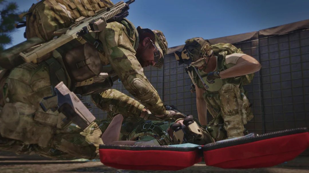 Image de soins au combat
